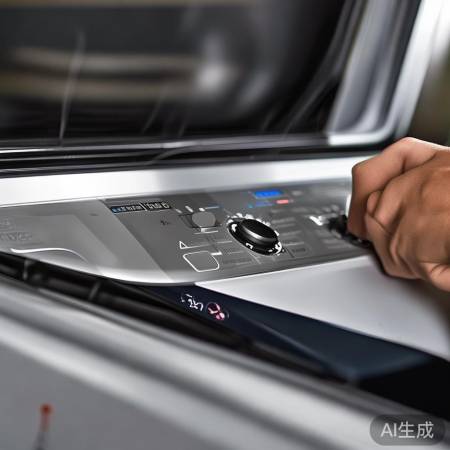 洗衣机盖盖，准备洗涤