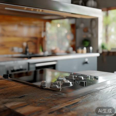 厨房风格，选配相衬集成灶。