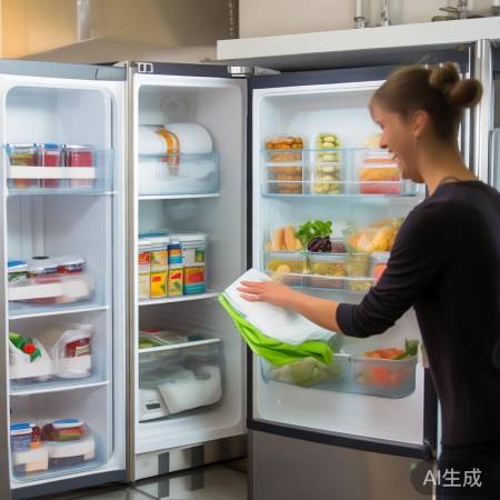 无水清洁冰箱小窍门