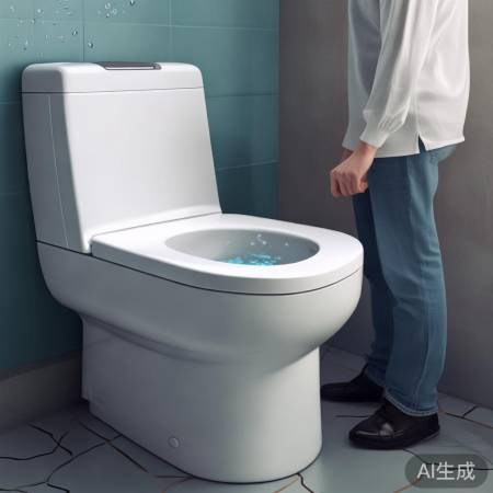 智能马桶冲水无泡沫