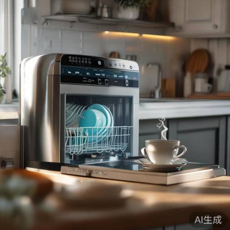 “洗碗后，预约消毒，早茶更健康