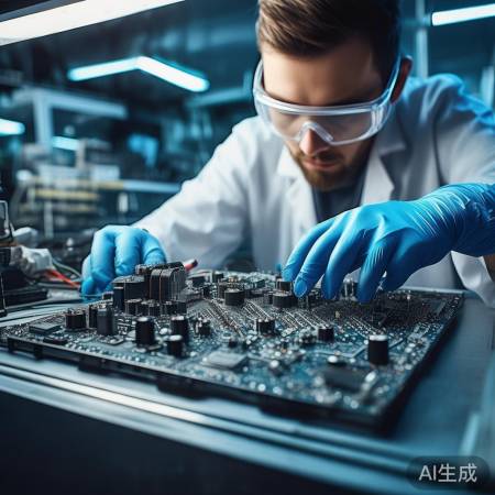 主板检查，元件烧损可修复/更换