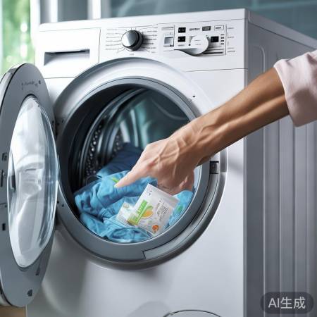 洗衣机洗涤步骤图示