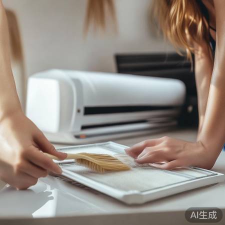 “清洗空调滤网，健康又高效”