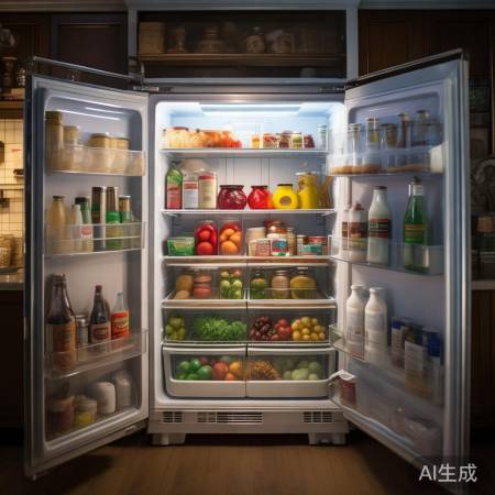 冰箱断电应对：食物分层保存