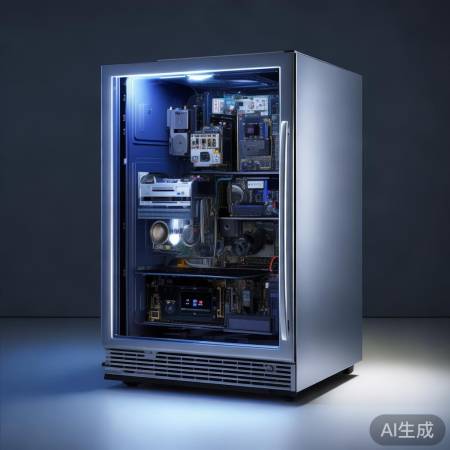 红酒柜电子元件辐射微，卧室安全