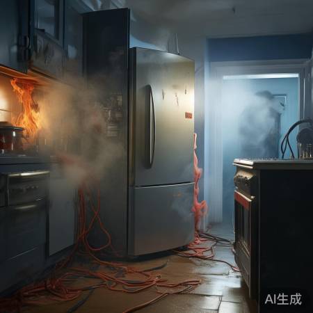 冰箱泄漏危如燃气管