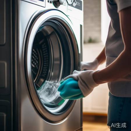 “洗衣机清洁防细菌，保障洗衣卫