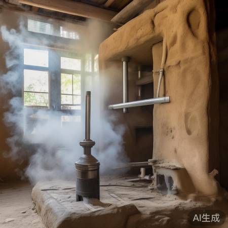 土灶改装，抽风孔匹配油烟机，排