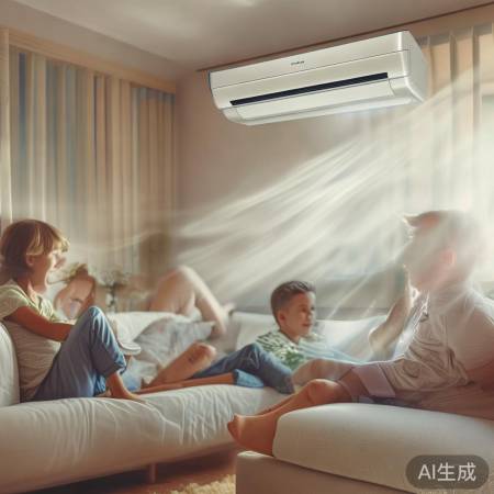 省电中央空调，凉感均匀，夏日宅