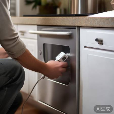 检查油烟机电源插头是否牢固