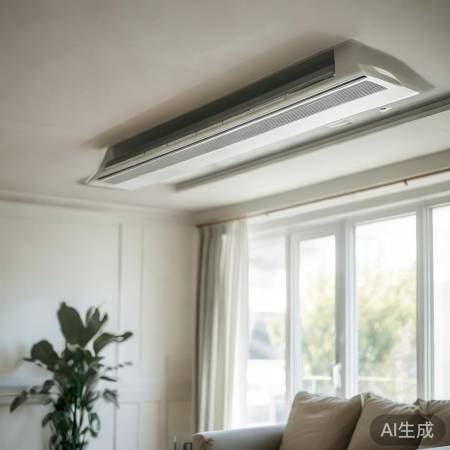 中央空调吊顶，节省空间，布局合