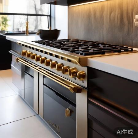 燃气灶415，简约时尚，厨房亮