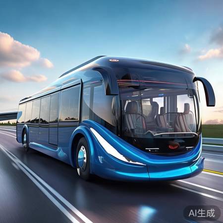 蓝鲸客车，安全升级，智能守护。