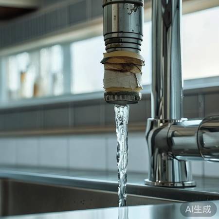 检查水龙头生料带