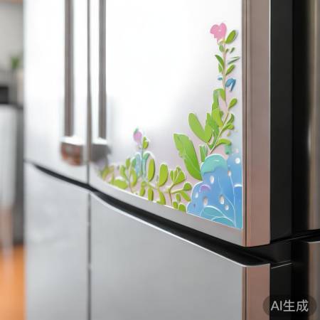 环保硅胶冰箱贴，持久图案，家居