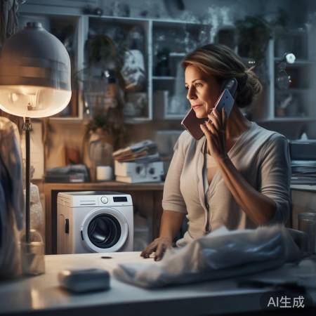 联系小天鹅售后，解决洗衣机故障