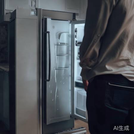 冰箱水声不冷冻，密封或风扇故障