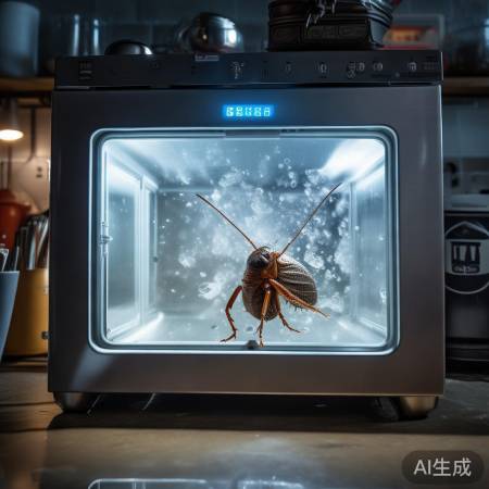 蟑螂闯消毒柜，短路惊魂！