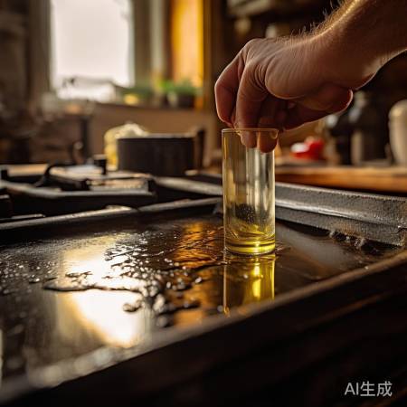 涂抹食用油，防油污，光滑炉架。