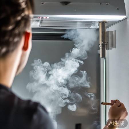 检查排烟效果，烟速排不畅需清理