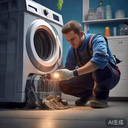 检查洗衣机排水泵