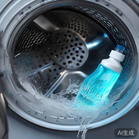 洗衣机专用清洁，去除堵塞。