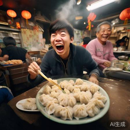 小哥狂吃100个抄手，老板喜出