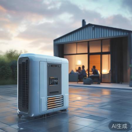 节能环保，空气能热效率高。