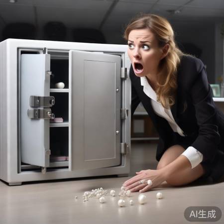珠子意外滚出保险柜