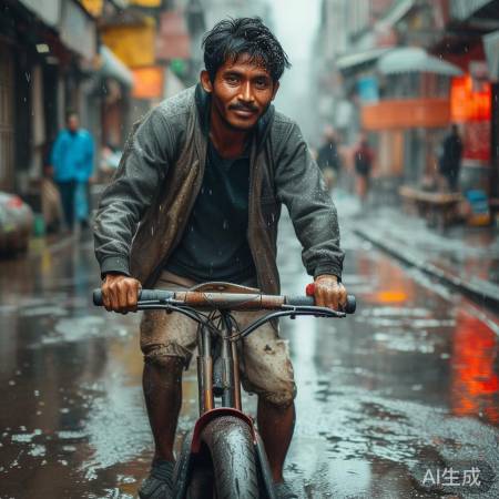 小李电动车风雨路