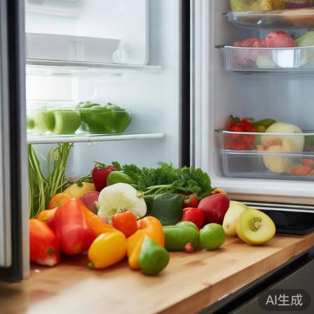 冰箱食物存放技巧：晾干蔬菜水果