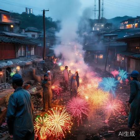 烟花企业曾红火，今危险隐患多