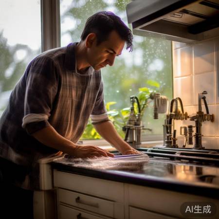 雨天点火前，先检燃气管道漏气。