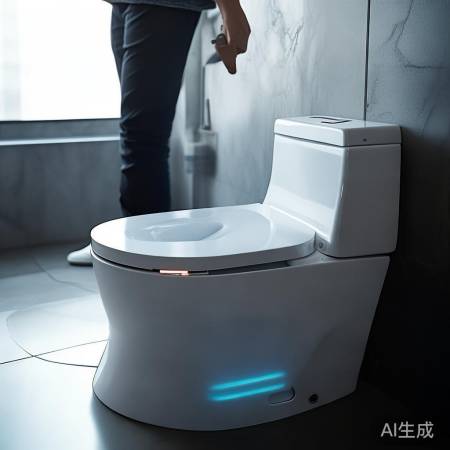 智能马桶垫圈，自动感应，温暖如