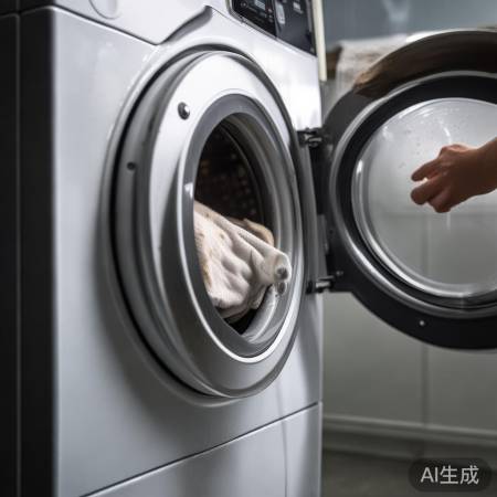 洗衣机异响排查，内部检查。