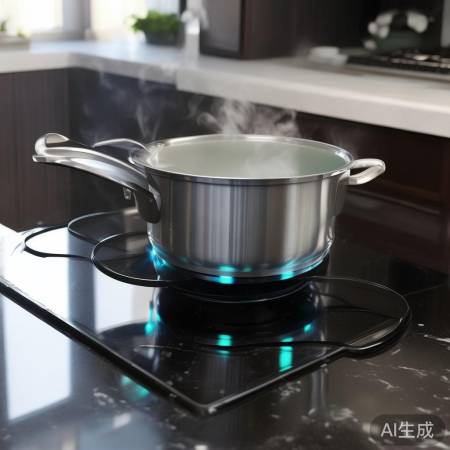 电磁炉锅兼容燃气灶，磁性吸附慎
