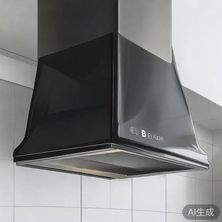 博世抽油烟机，简约大气，黑色时
