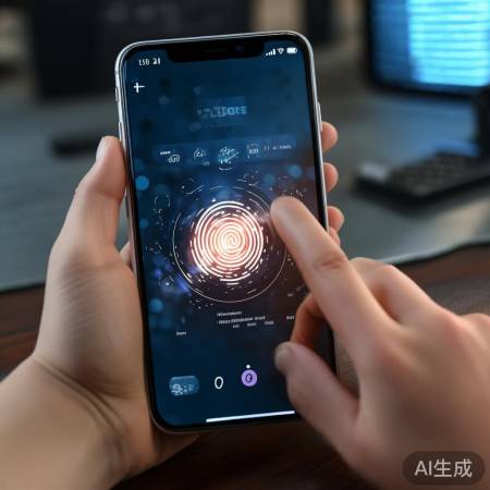 手机指纹解锁，安全便捷，一触即