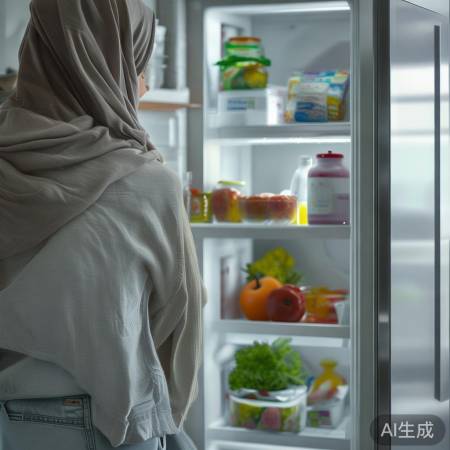 冰箱检查，食物无异味可食用，变