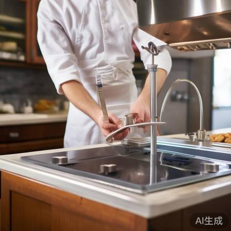 调节脚高度，适应烹饪手臂位