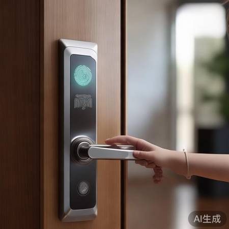“指纹锁，快速精准，多解锁方式