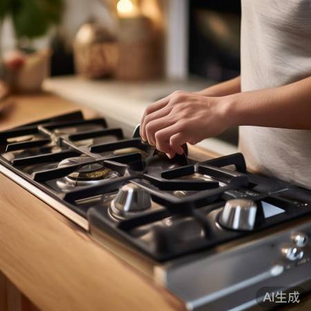 检查燃气灶电池