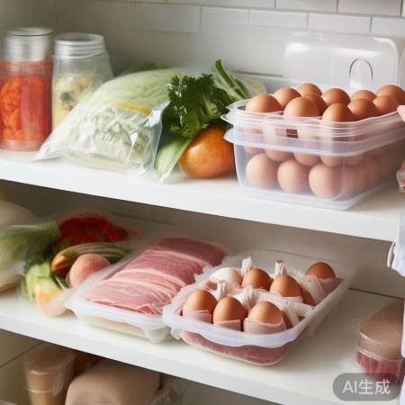 冷藏空间省法：密封蔬菜，分袋肉
