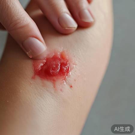 “冰敷止痒消炎症”