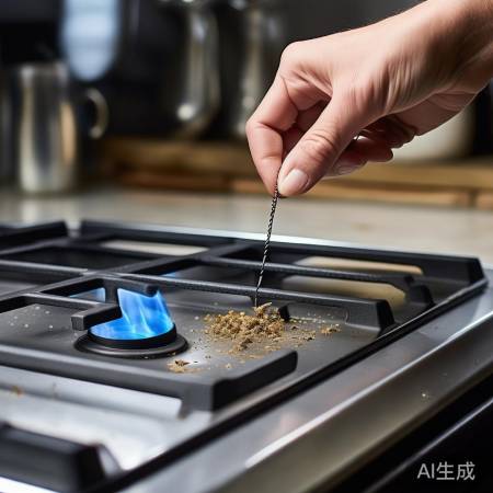 燃气灶火盖清理技巧