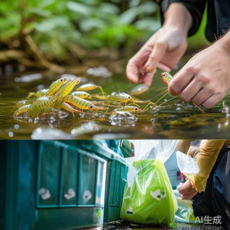 环保清洁，河虾助力