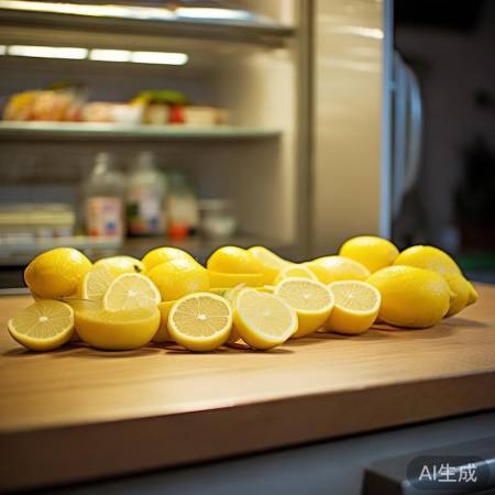 柠檬除味，冰箱清新。