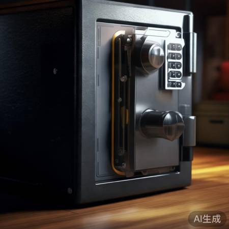 电子保险柜藏机械钥匙