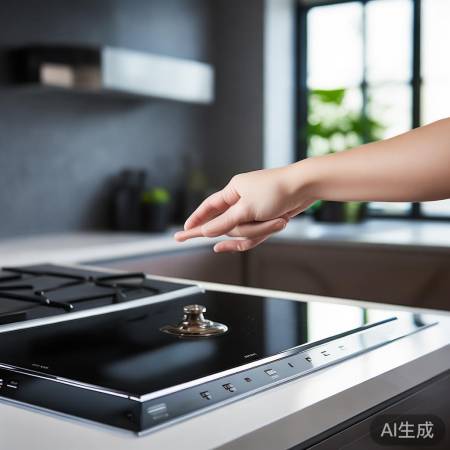 Oppein油烟机，触摸式开关
